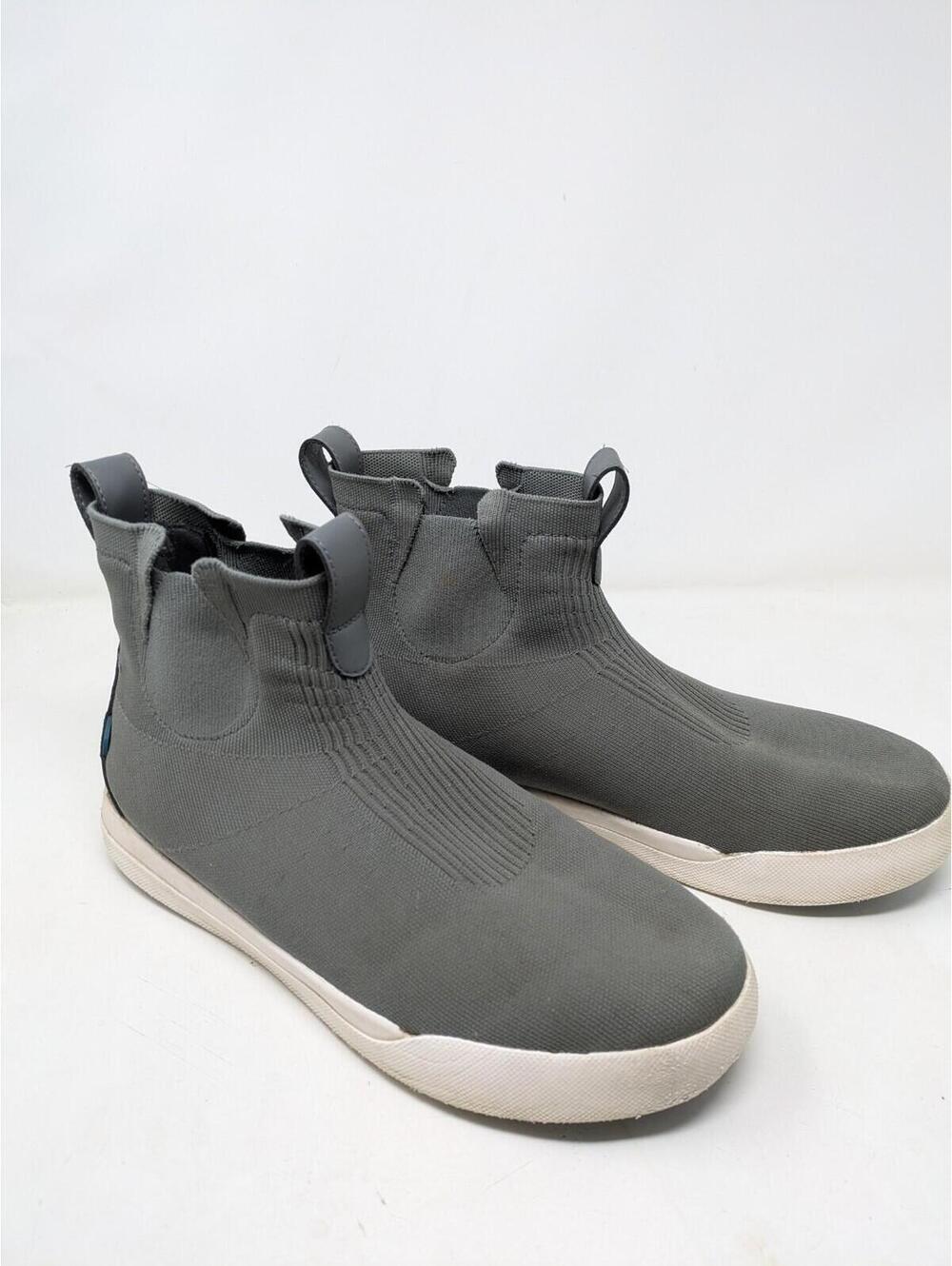 Vessi Weekend Chelsea Boots Mens 11 Gray Waterproof High Top Rain Shoes - Picture 3 of 10